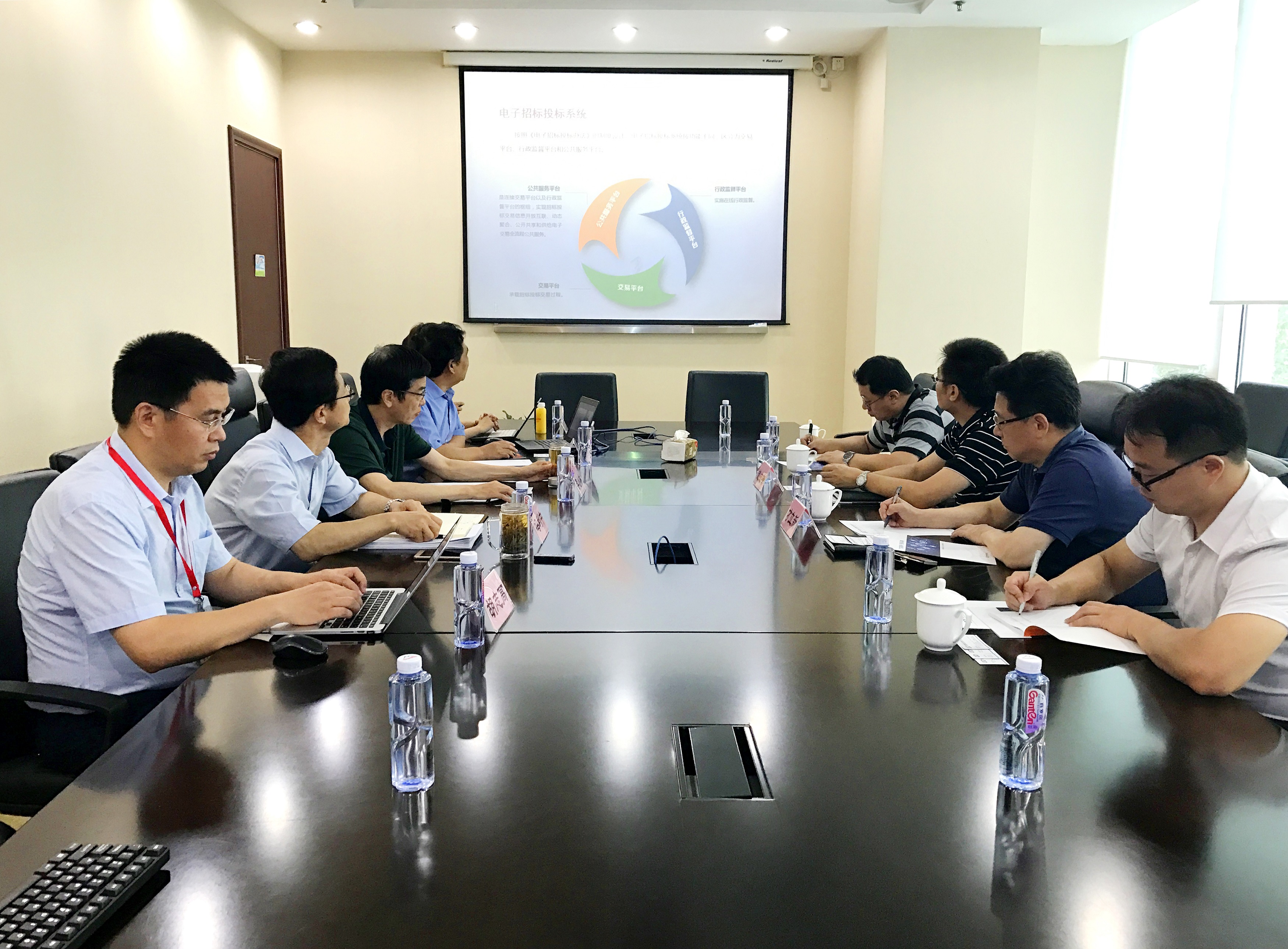國家發(fā)展改革委稽察辦和法規(guī)司領(lǐng)導(dǎo)一行蒞臨中國招標(biāo)公共服務(wù)平臺調(diào)研指導(dǎo)